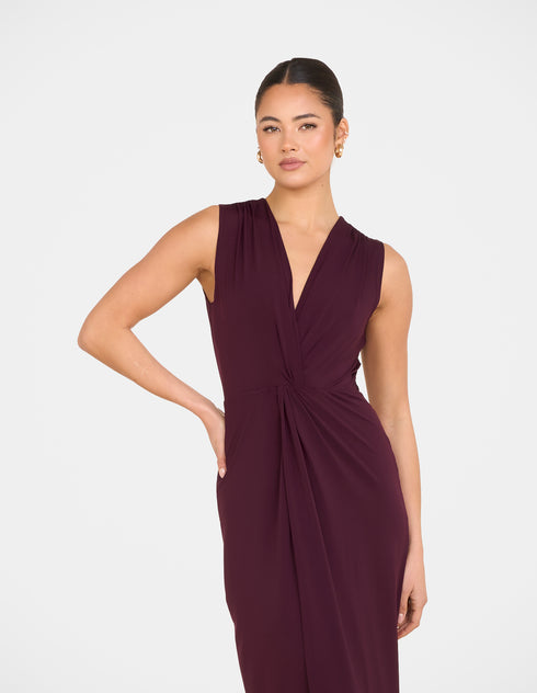 Opal Twist Front Gown